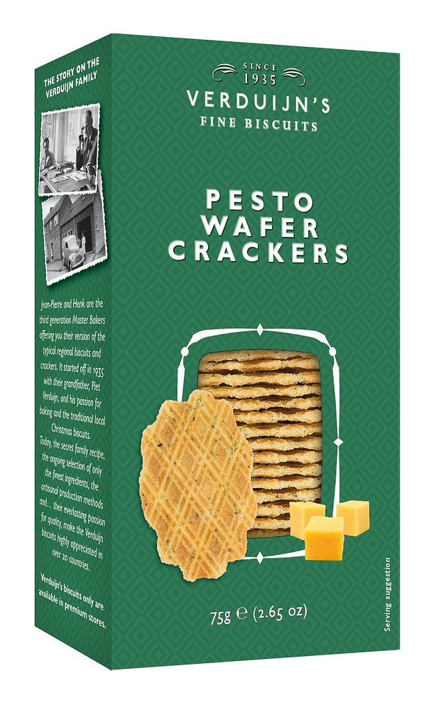 Pesto Wafer Crackers