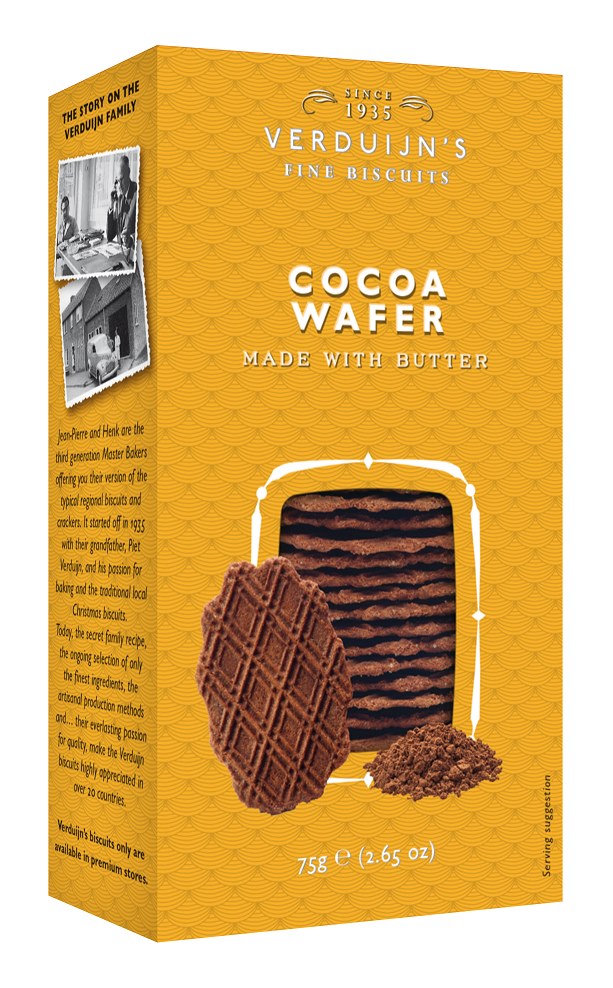 cocoa wafer